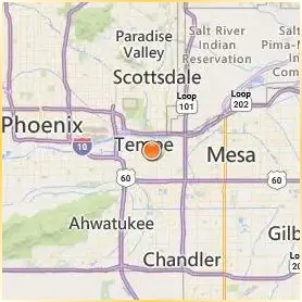 Arizona State University Location Map Arizona State University Location Map