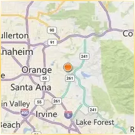 Santiago Canyon College Location Map Santiago Canyon College Location Map