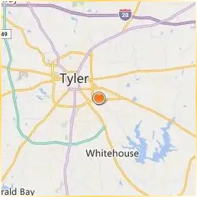 The University of Texas at Tyler Location Map The University of Texas at Tyler Location Map
