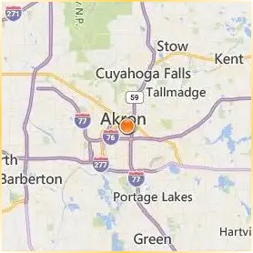 University of Akron Location Map University of Akron Location Map